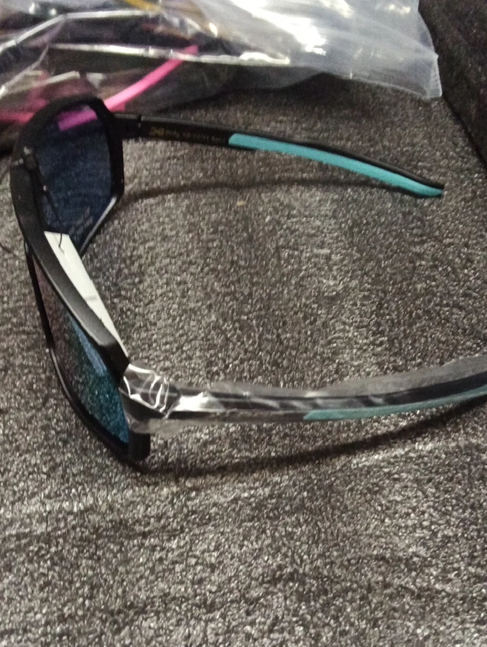 Lt Blue Sport Shield Kids Sunglasses Boys Girls Sport Sun Glasses Uv Lens